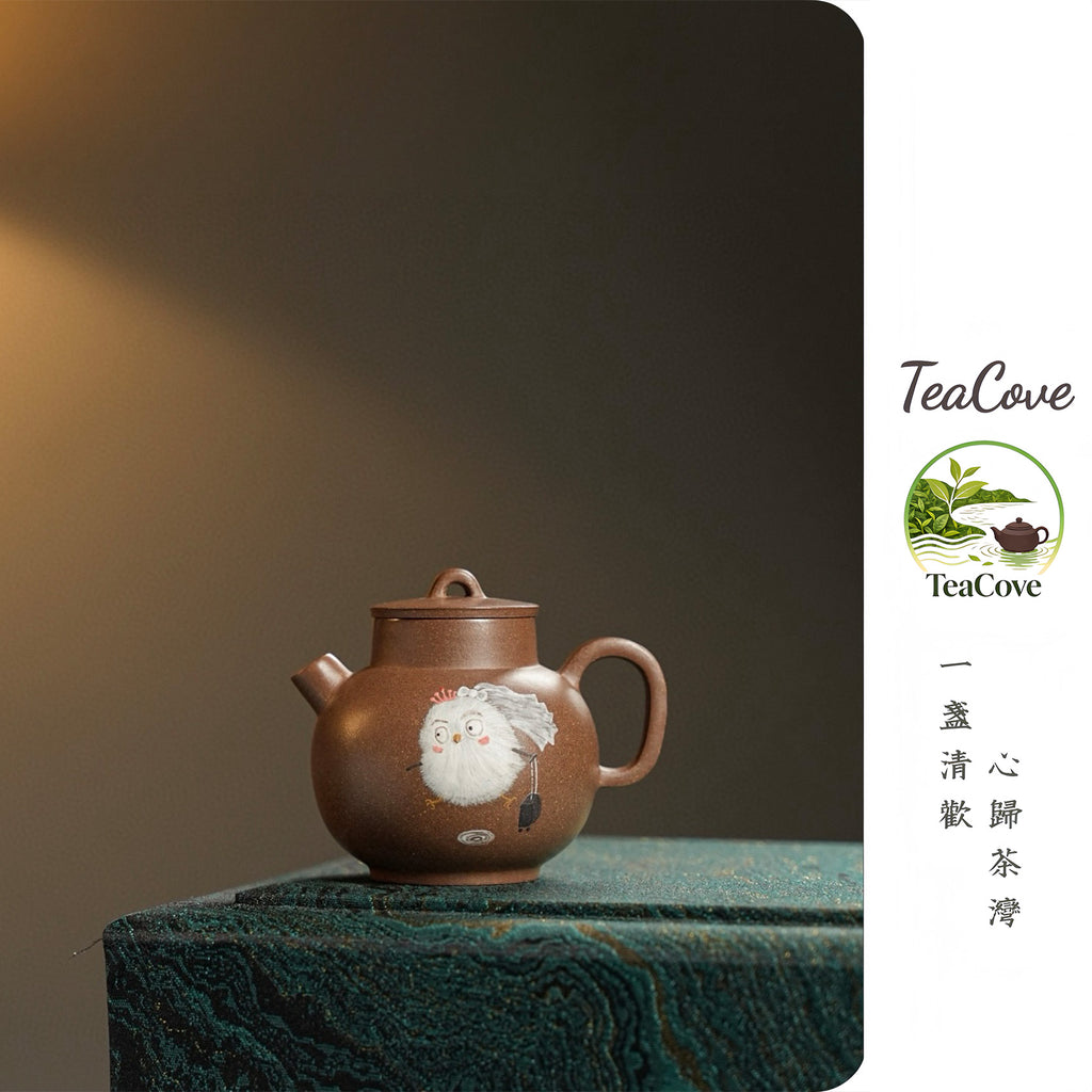 Ling Long Yu Guan 100cc - Yixing Zisha Purple Clay Teapot