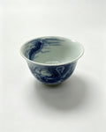 Hidden Dragon Blue and White Tea Tasting Cup        110ml   -Jingdezhen porcelain