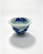 Blue and White Landscape Tea Cup       50ml   -Jingdezhen porcelain