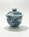 Doucai Banana & Grape Gaiwan     170ml   -Jingdezhen porcelain