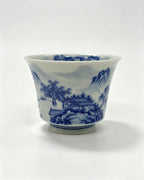 Blue White Porcelain Landscape       70ml   -Jingdezhen porcelain