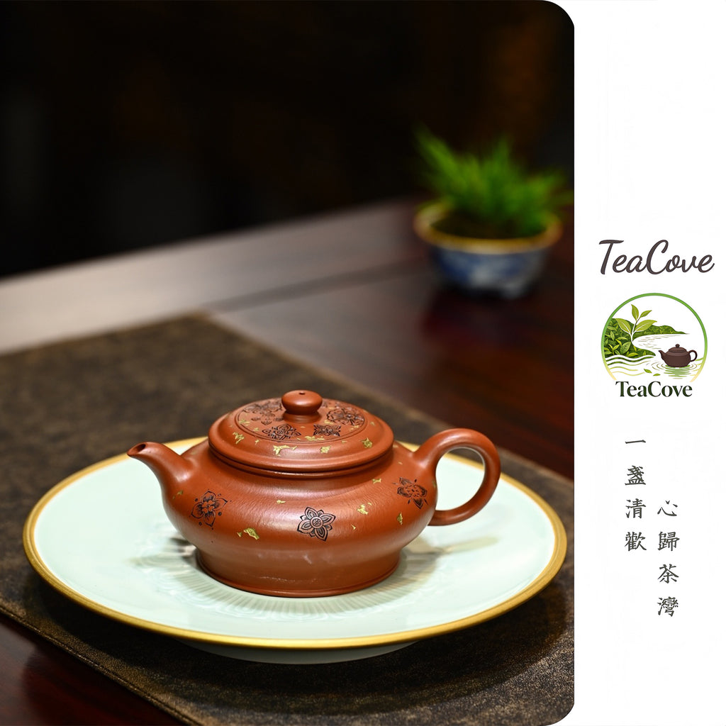 Xu Bian    170cc   - Yixing Zisha Purple Clay Teapot