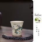 He Xiang     120cc  - Yixing Zisha Purple Clay  Cup
