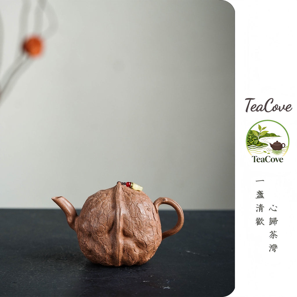 He Tao   150cc  - Yixing Zisha Purple Clay Teapot