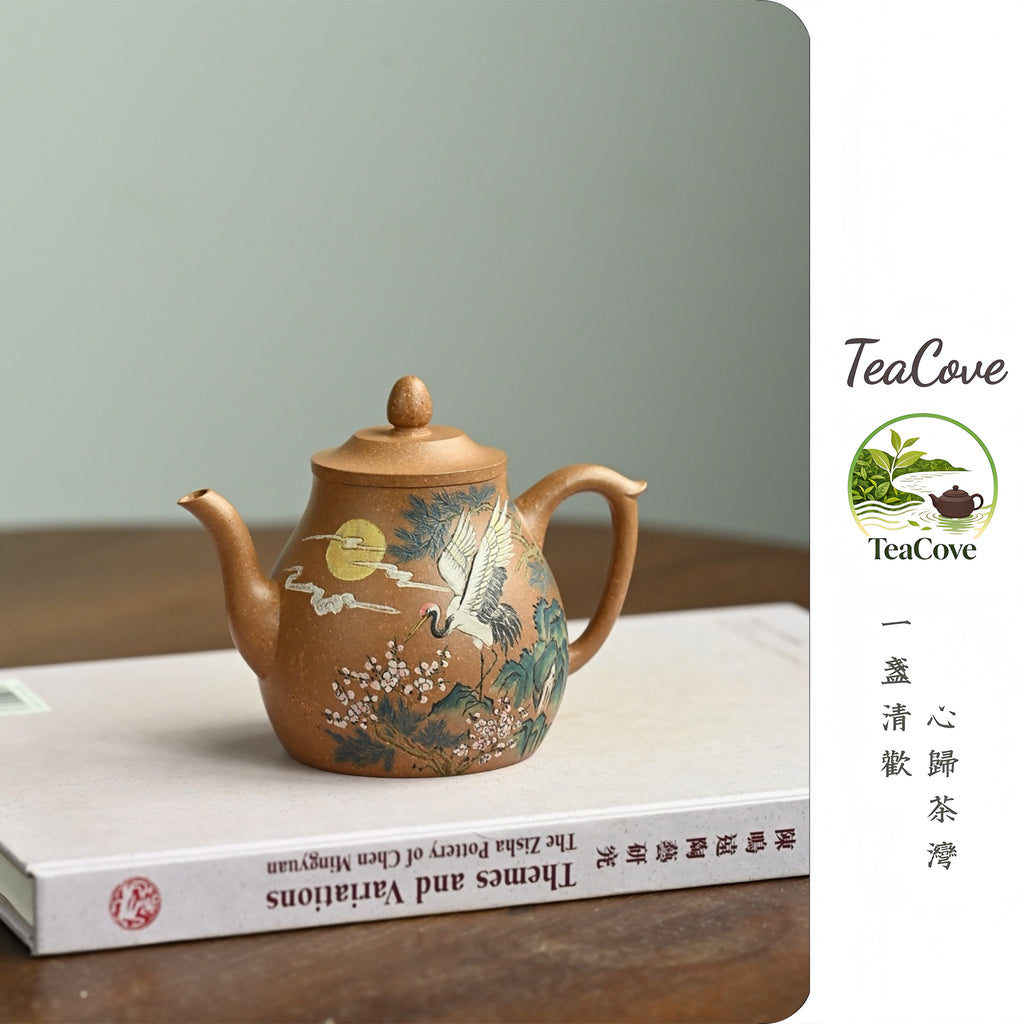 Tai Bai Zui Jiu   200cc  - Yixing Zisha Purple Clay Teapot