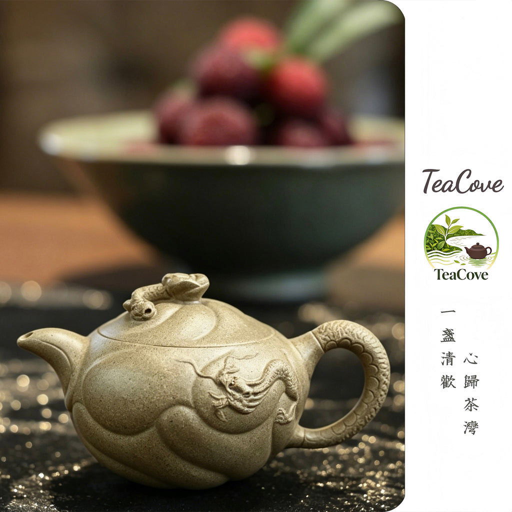 Yu Hua Long     230cc   - Yixing Zisha Purple Clay Teapot