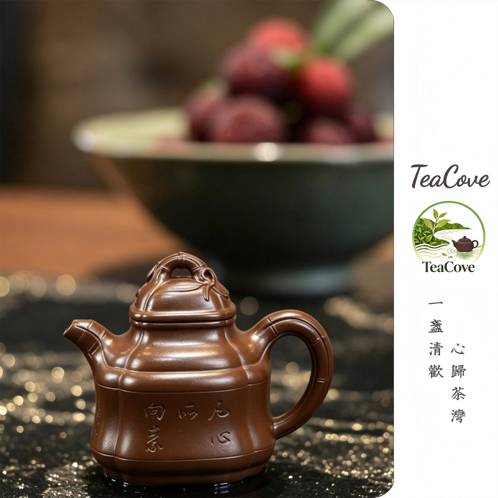 Zhu Ding    210cc   - Yixing Zisha Purple Clay Teapot