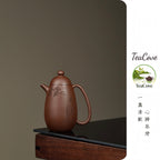 Ming Shi Long Dan   140cc   - Yixing Zisha Purple Clay Teapot
