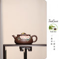 Hai Tang Mu Dan      130cc   - Yixing Zisha Purple Clay Teapot