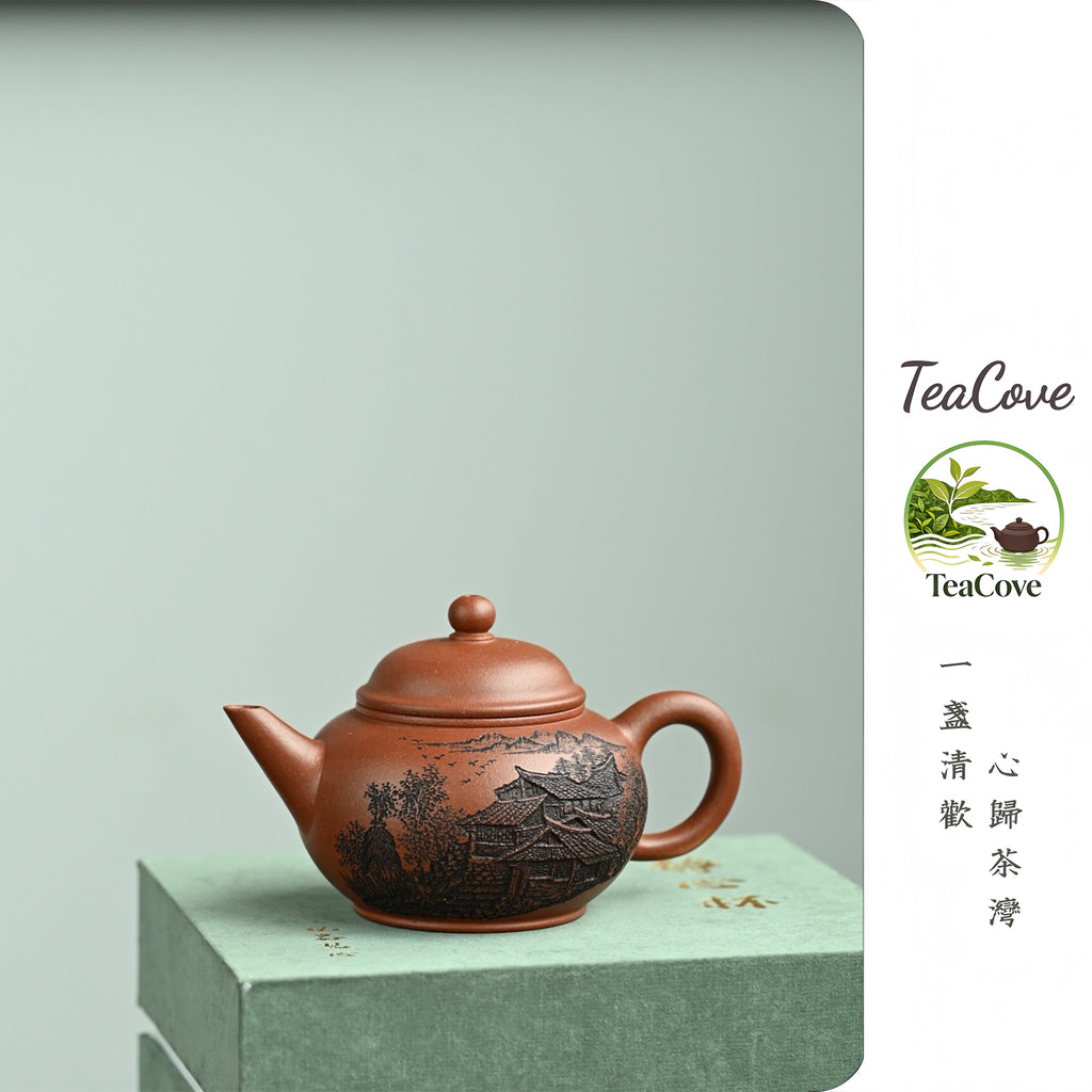 Shui Ping    150cc   - Yixing Zisha Purple Clay Teapot