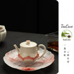 Calm Heart        130cc   - Yixing Zisha Purple Clay Teapot
