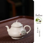 Qing Tao    130cc   - Yixing Zisha Purple Clay Teapot