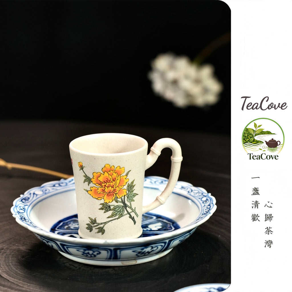 Hua Yu   100cc  - Yixing Zisha Purple Clay  Cup