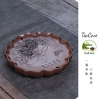 Die Xiang   - Yixing Zisha Purple Teapot Stand