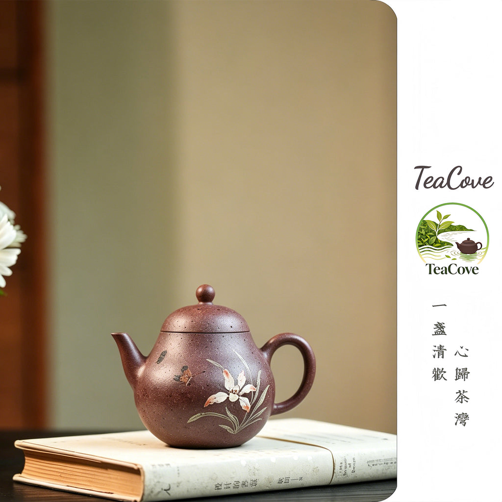 Qie Shui      170cc   - Yixing Zisha Purple Clay Teapot