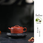 Han Wa   160cc - Yixing Zisha Purple Clay Teapot