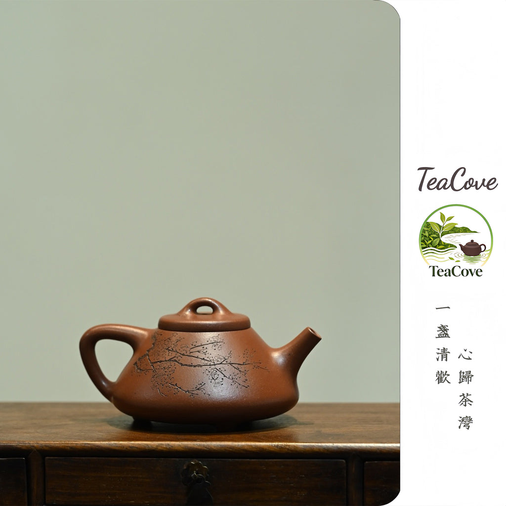 Zi Ye Shi Piao   300cc   - Yixing Zisha Purple Clay Teapot