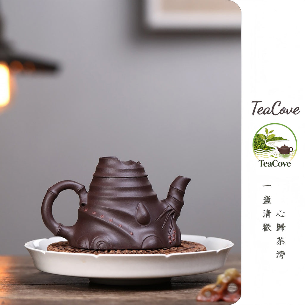 Zhu Sun Hu     160cc   - Yixing Zisha Purple Clay Teapot
