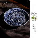 Blue and white porcelain teapot stand  -Jingdezhen porcelain