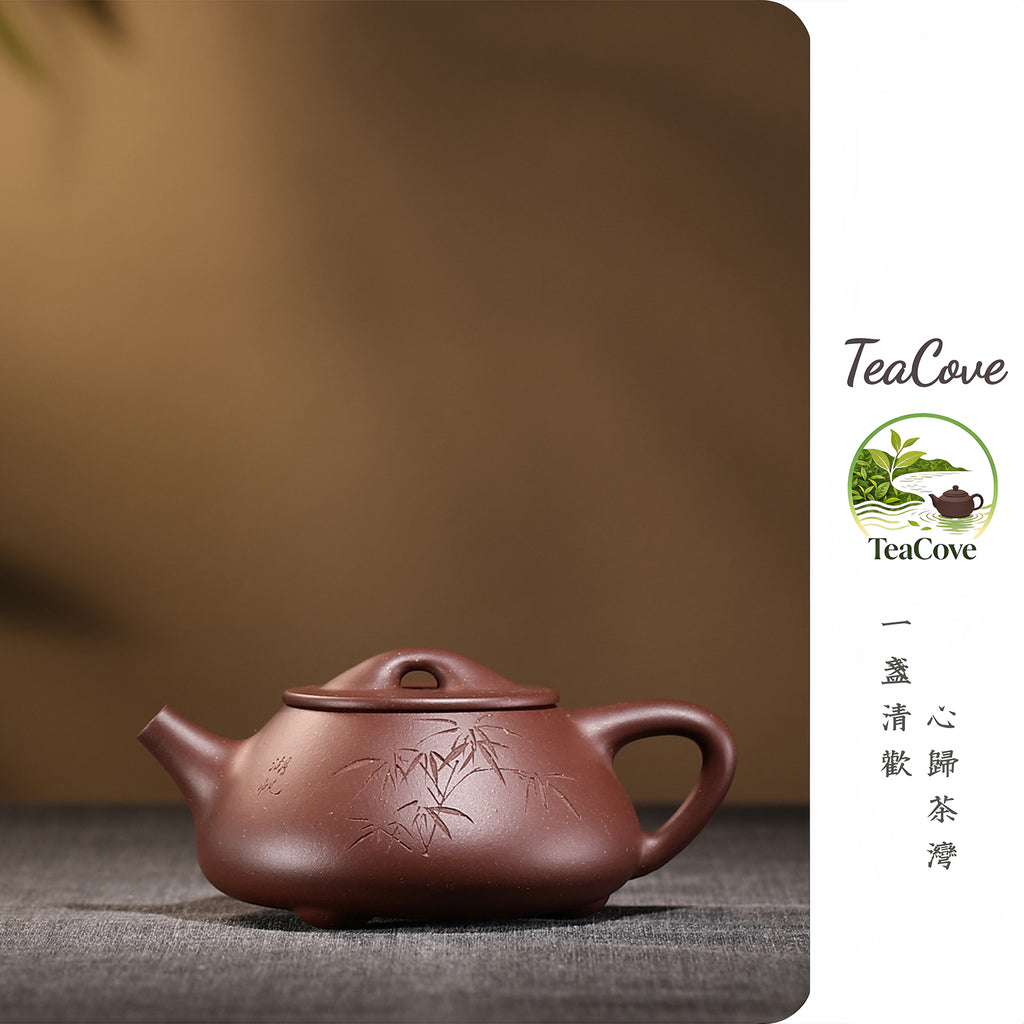 Jing Zhou Shi Piao   200cc - Yixing Zisha Purple Clay Teapot