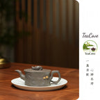 Ling Hu   120cc - Yixing Zisha Purple Clay Teapot