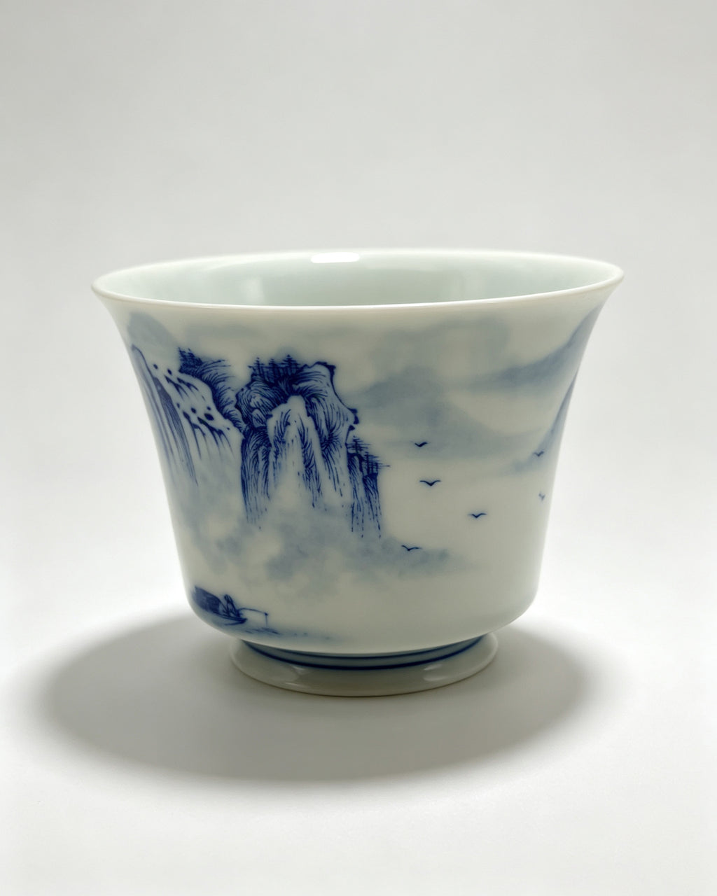 Blue White Porcelain Landscape       70ml   -Jingdezhen porcelain