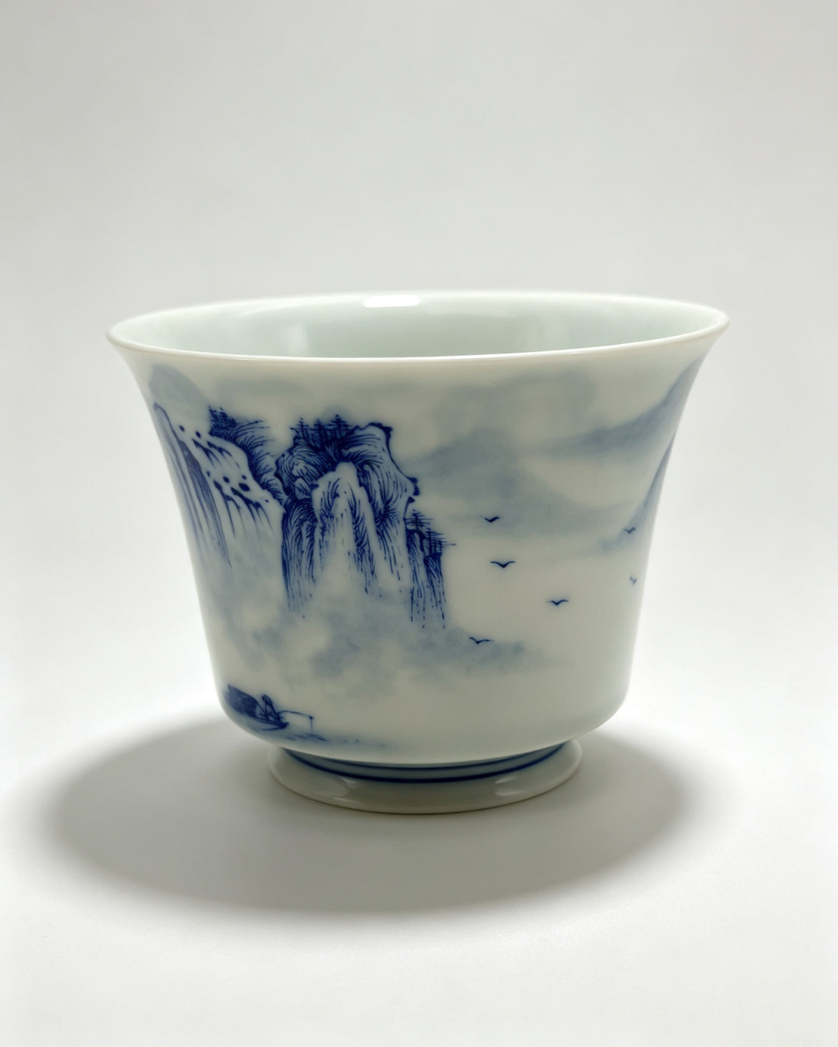 Blue White Porcelain Landscape       70ml   -Jingdezhen porcelain