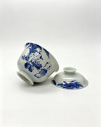 Joyful Kids Under Banana Leaves        160ml   -Jingdezhen porcelain