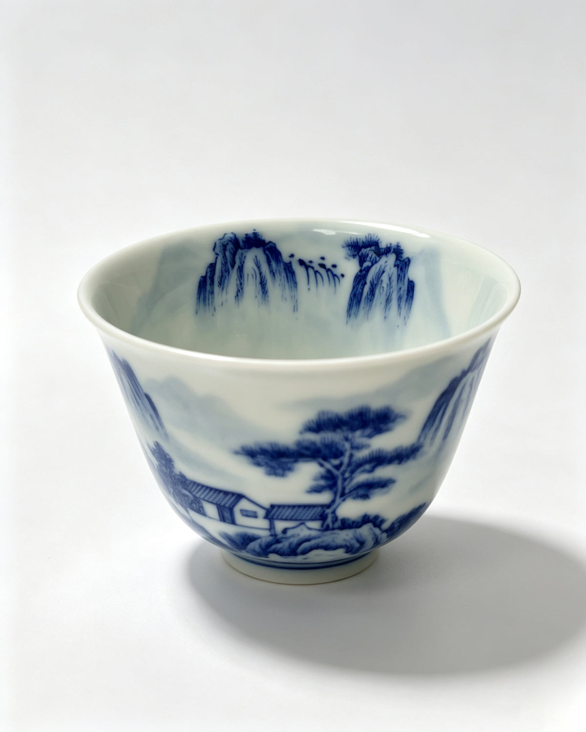 Mountain Dwelling Landscape       70ml   -Jingdezhen porcelain