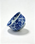 "Butterflies Amidst Flowers" Blue and White Tea Tasting Cup       60ml   -Jingdezhen porcelain