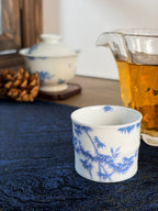 Hand-painted Bamboo Joint Porcelain Teacup       60ml   -Jingdezhen porcelain