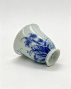 Blue and White Butterfly & Daylily       60ml   -Jingdezhen porcelain