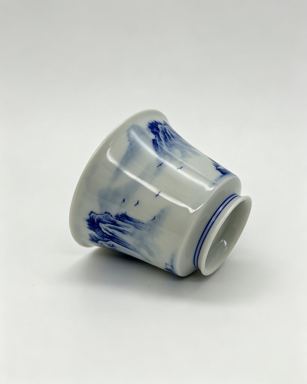 Blue White Porcelain Landscape       70ml   -Jingdezhen porcelain