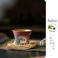 Qi Cai Ling Lu   80cc - Yixing Zisha Purple Clay