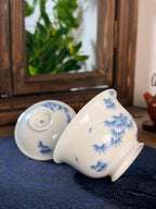 Whispering Bamboo Gaiwan        150ml   -Jingdezhen porcelain