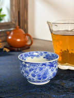 Million Flowers Fragrance Teacup        100ml   -Jingdezhen porcelain