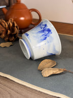 Blue White Porcelain Landscape       70ml   -Jingdezhen porcelain
