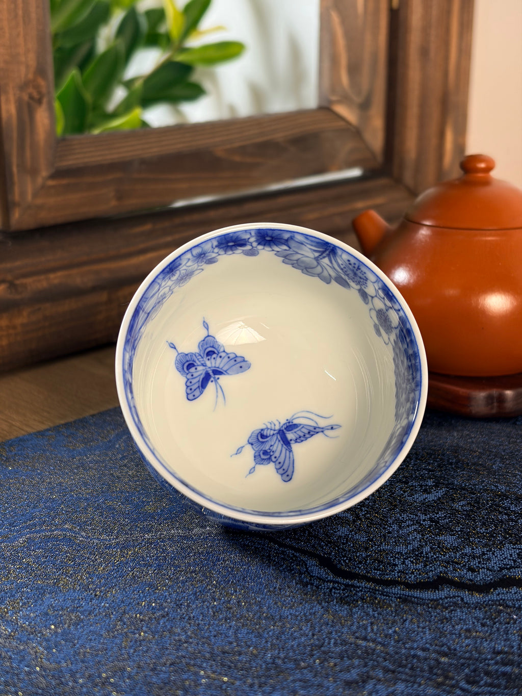 Million Flowers Fragrance Teacup        100ml   -Jingdezhen porcelain