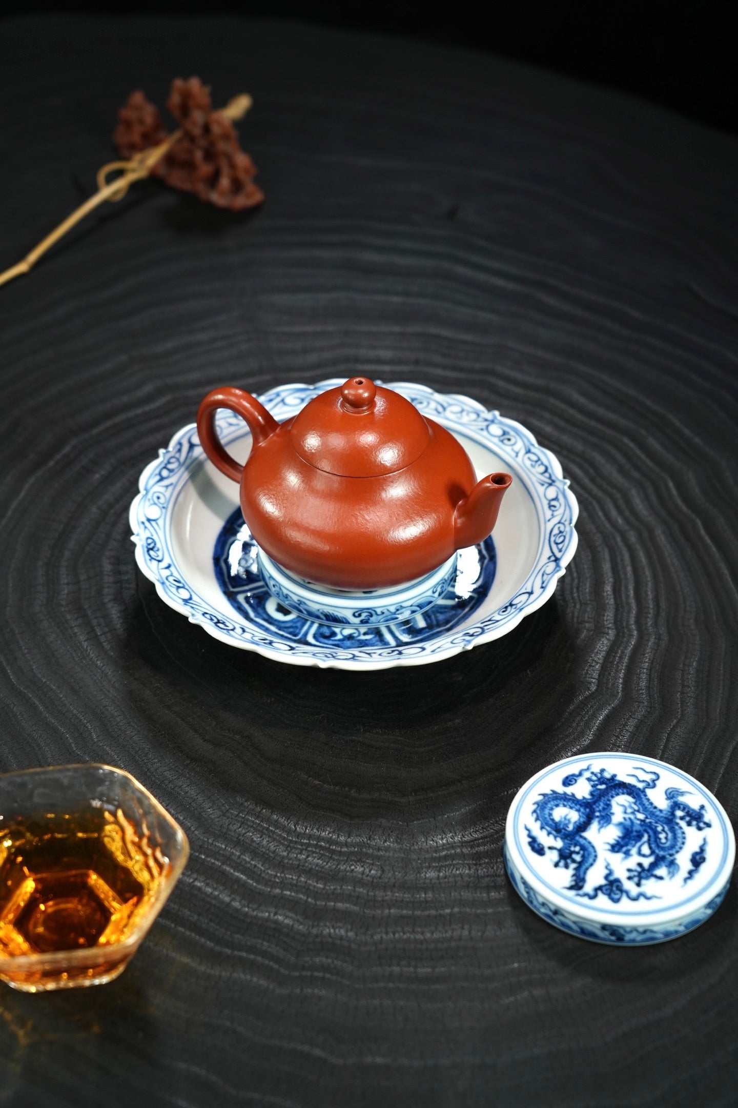 Pear-shape 140cc - Yixing Zisha Purple Clay Teapot
