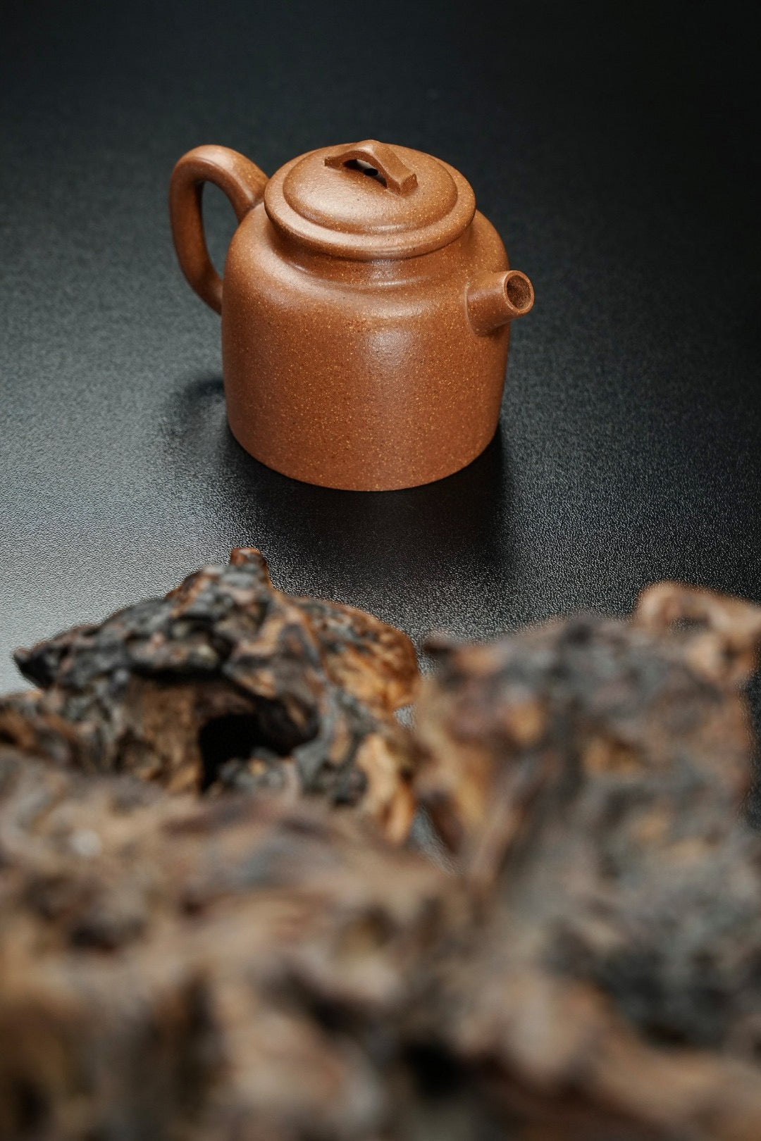 Ji Zhi 160cc - Yixing Zisha Purple Clay Teapot