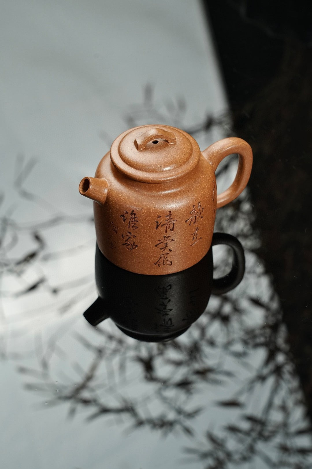 Ji Zhi 160cc - Yixing Zisha Purple Clay Teapot