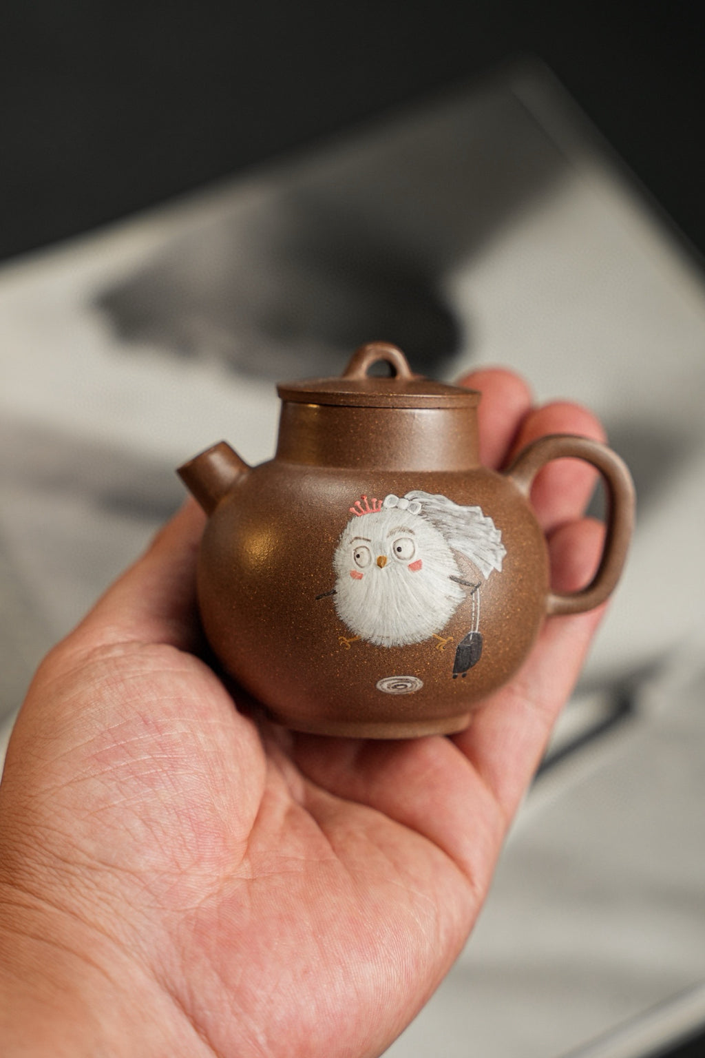 Ling Long Yu Guan 100cc - Yixing Zisha Purple Clay Teapot