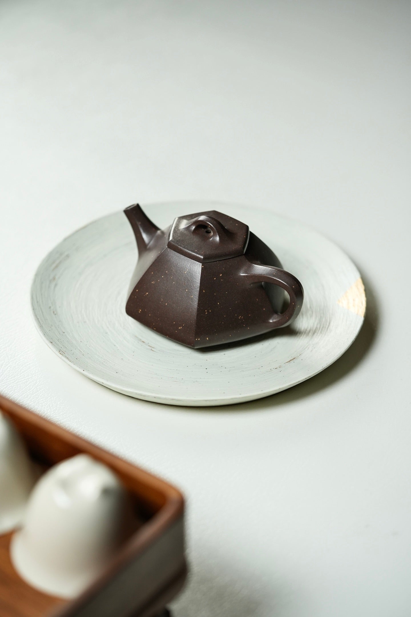 Liu Fang Shi Piao 150cc - Yixing Zisha Purple Clay Teapot