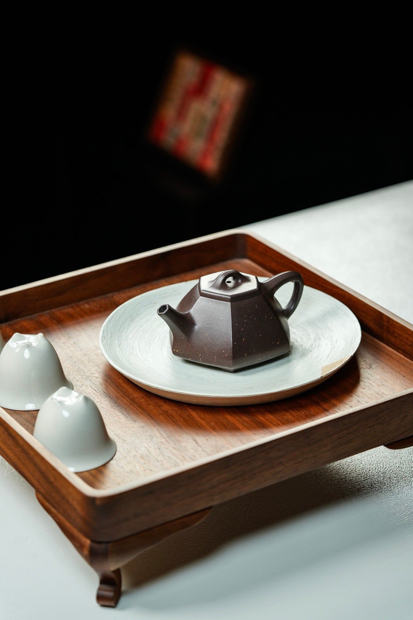 Liu Fang Shi Piao 150cc - Yixing Zisha Purple Clay Teapot