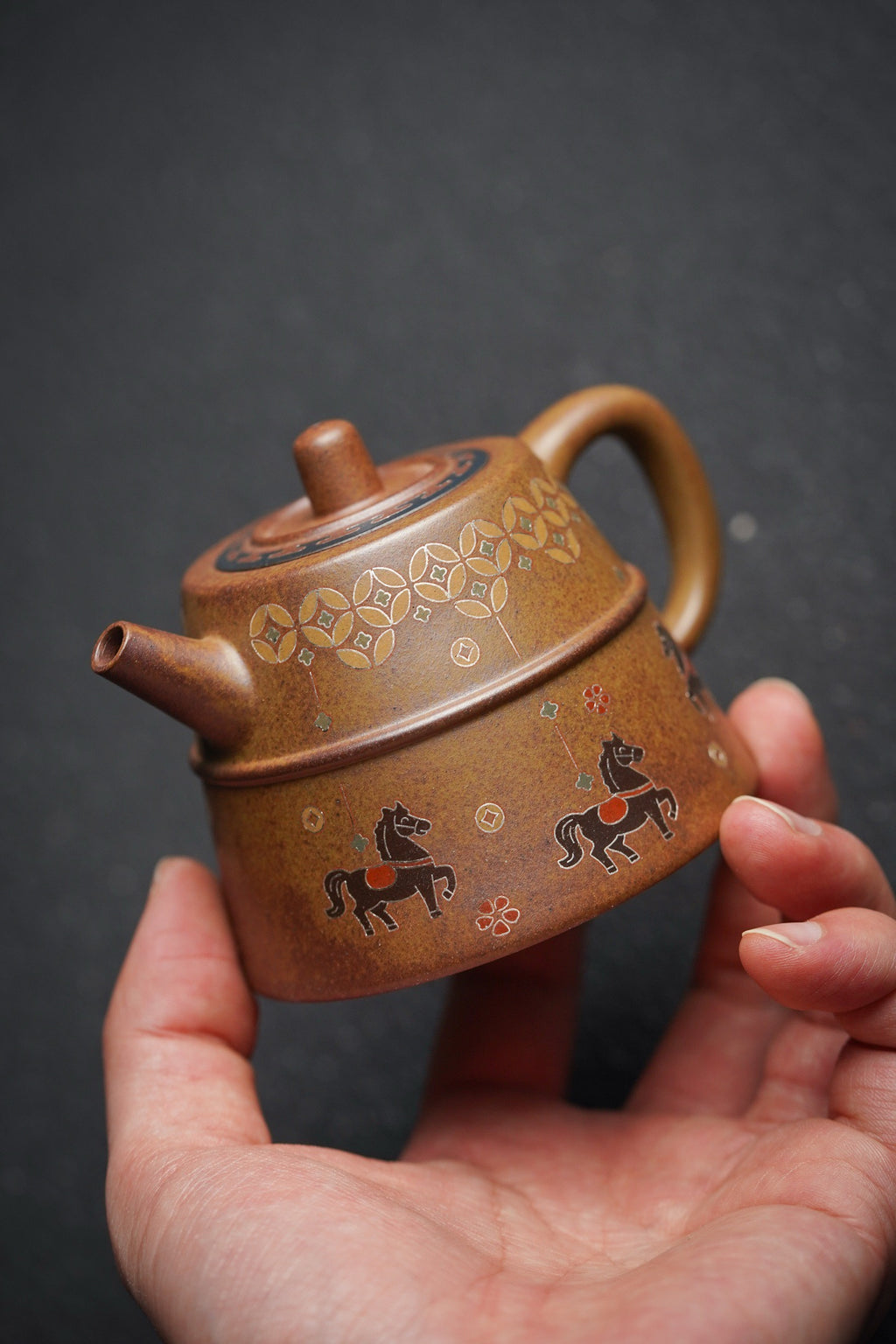 Shu Yao Jing 160cc - Yixing Zisha Purple Clay Teapot