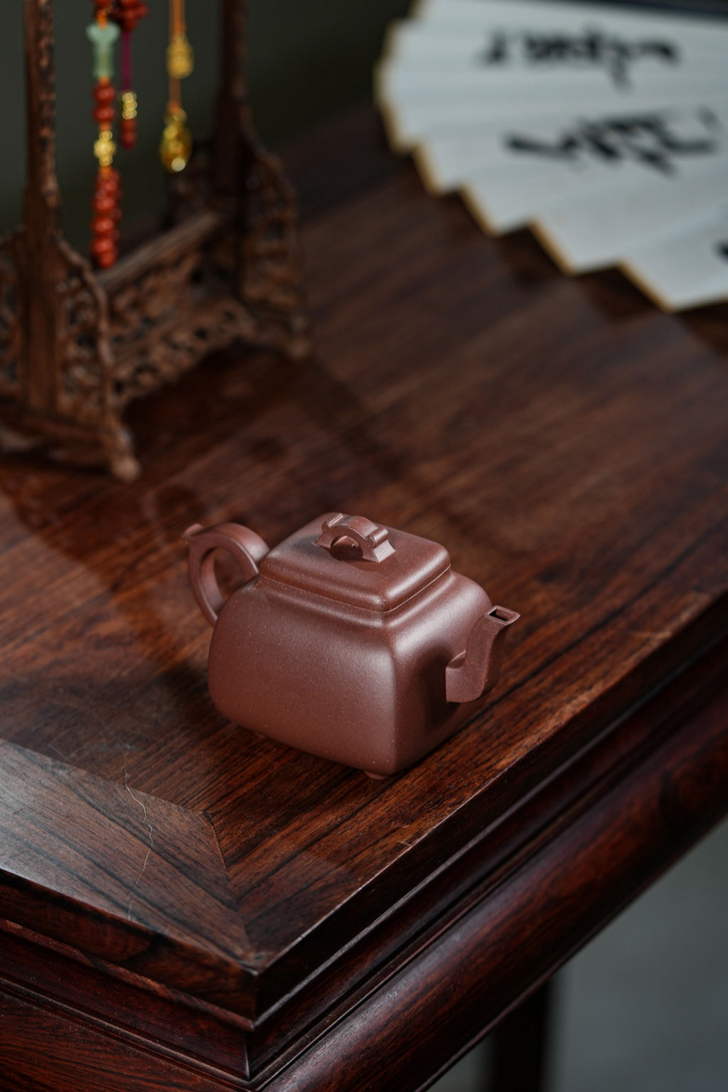 Yun Lu  225cc - Yixing Zisha Purple Clay Teapot