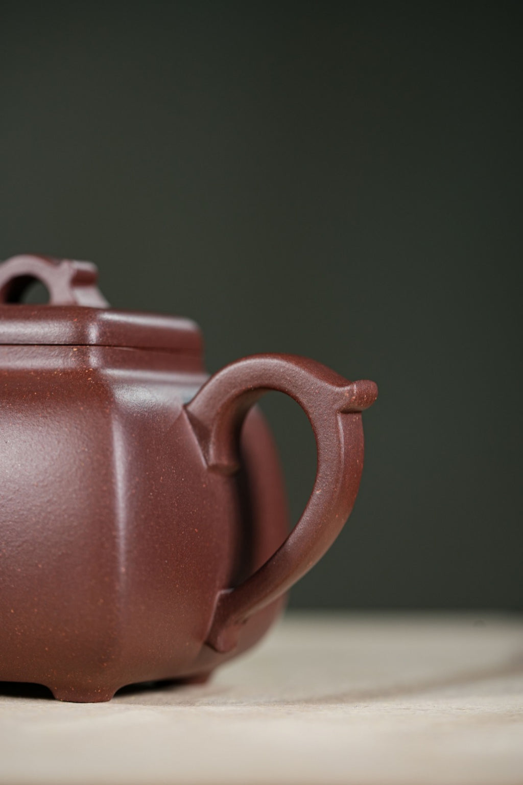 Yun Lu  225cc - Yixing Zisha Purple Clay Teapot