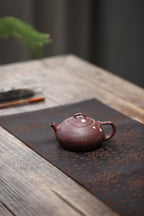 Fan Chen  160cc - Yixing Zisha Purple Clay Teapot