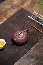 Fan Chen  160cc - Yixing Zisha Purple Clay Teapot