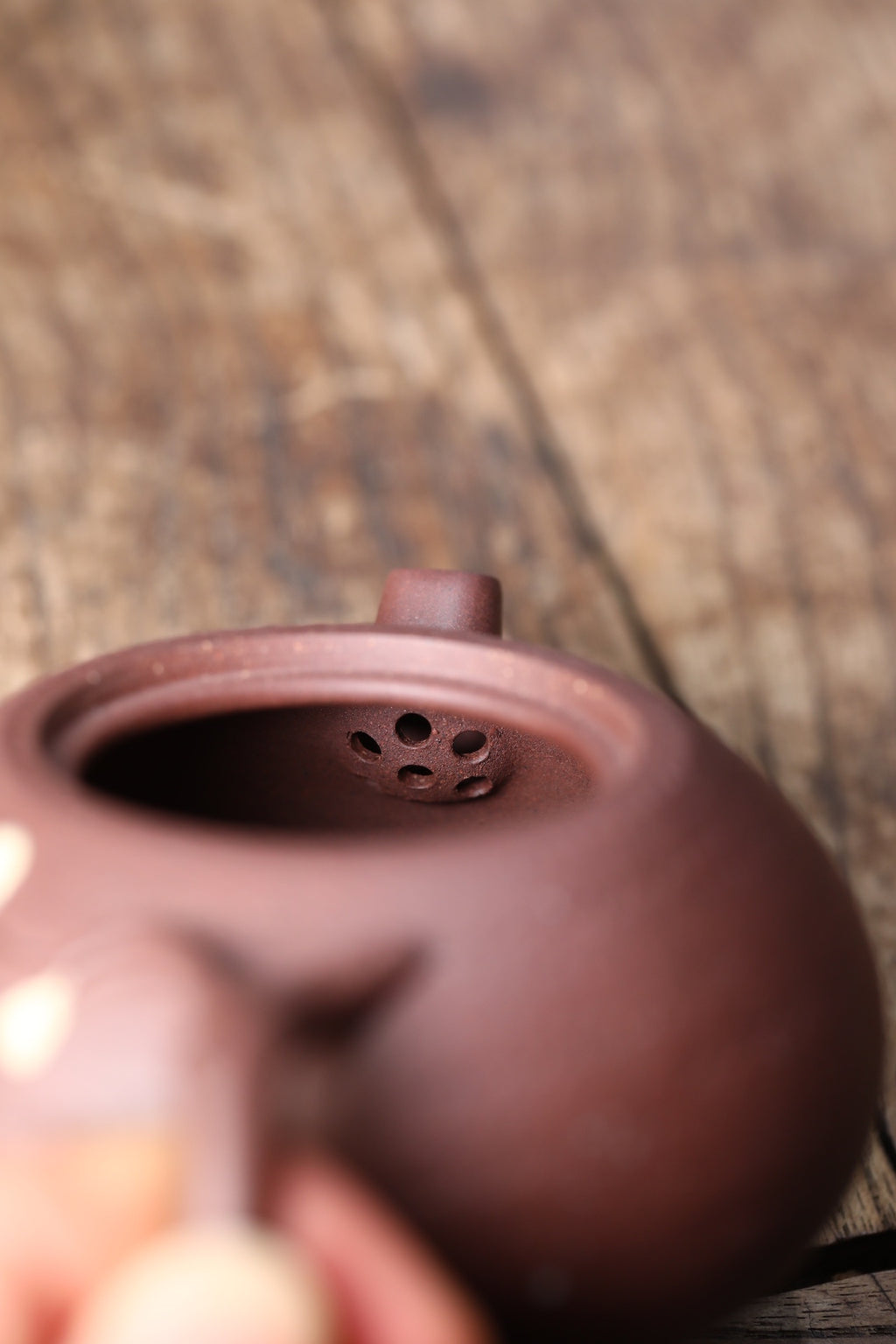Fan Chen  160cc - Yixing Zisha Purple Clay Teapot